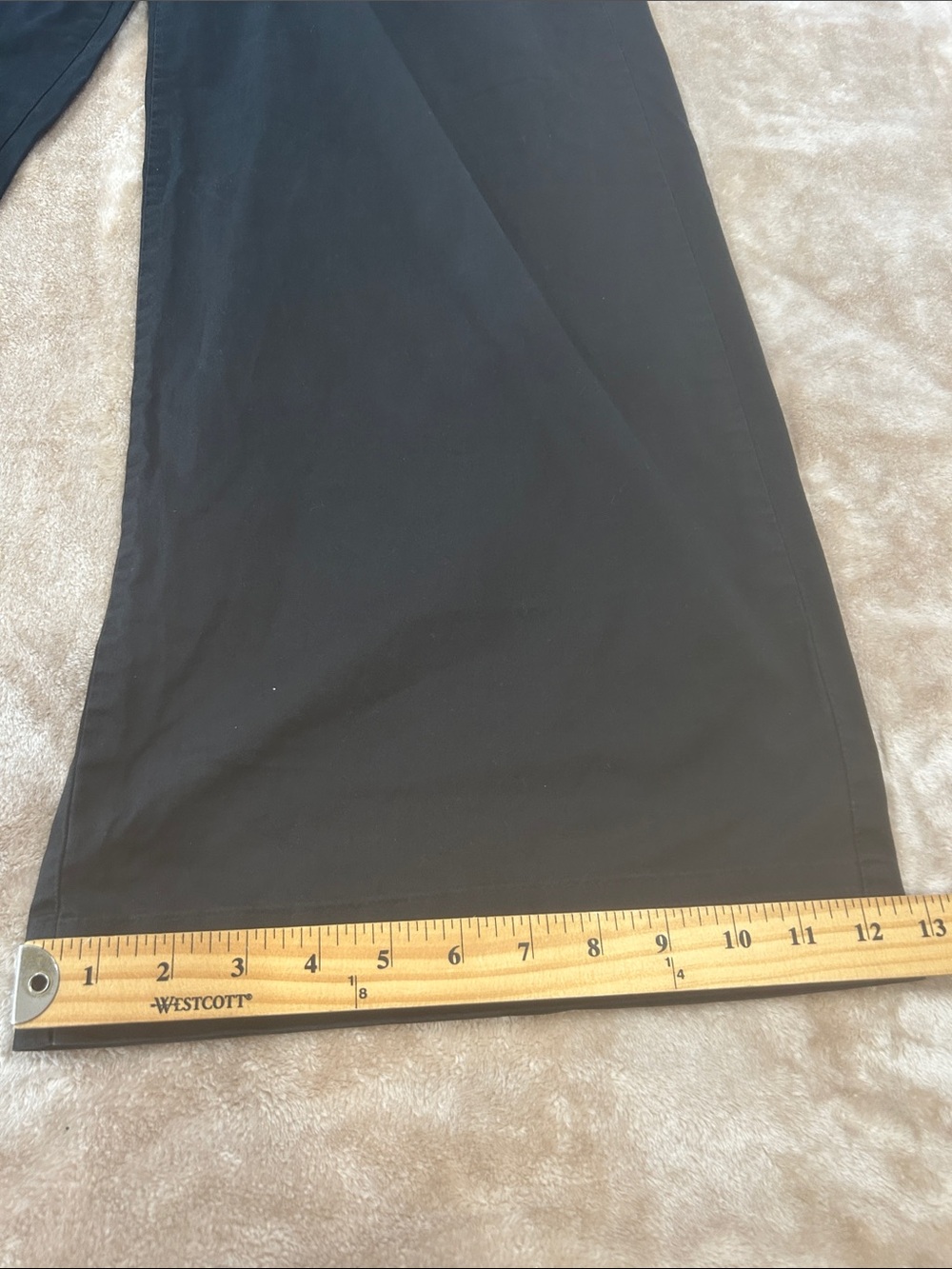 Everlane Womens 6 Organic Cotton Wide Leg Pants Black Minimalist baggy - Picture 11 of 14